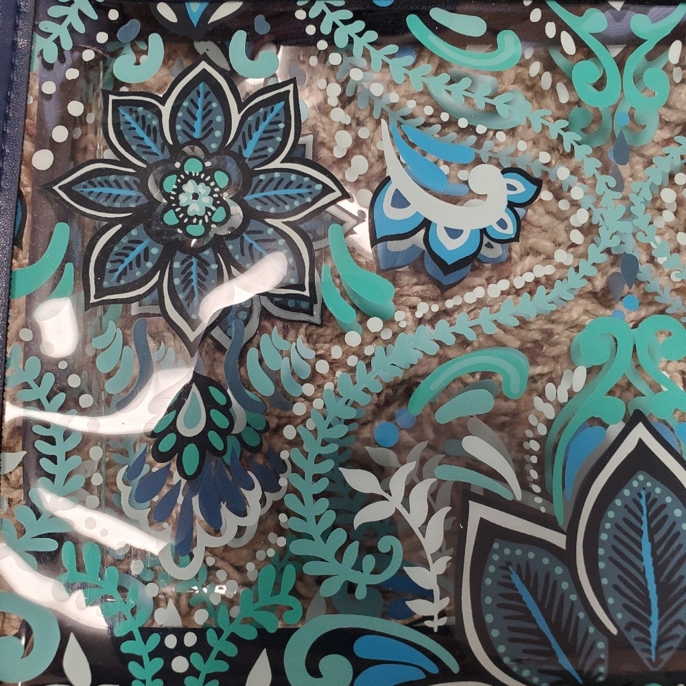 Vera Bradley Factory Style Clear Beach Wristlet NWT - Picture 3 of 7